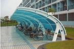 定制陽光板自行車棚